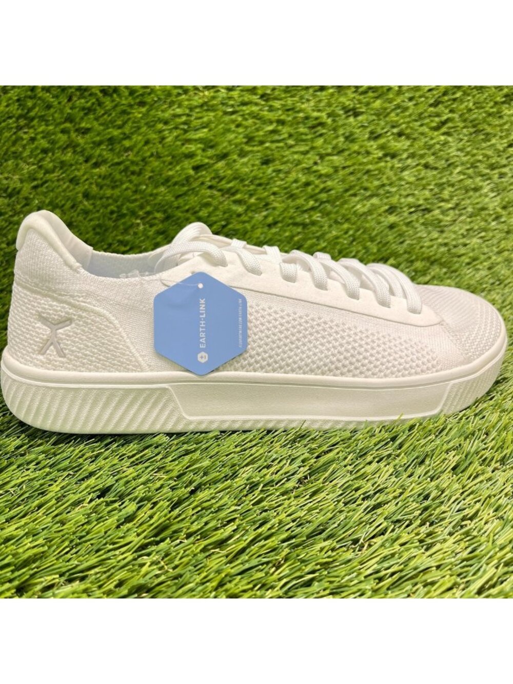 Flux Footwear Adapt Trainer White Mens Size 9 Athletic Knit Shoes Sneakers
